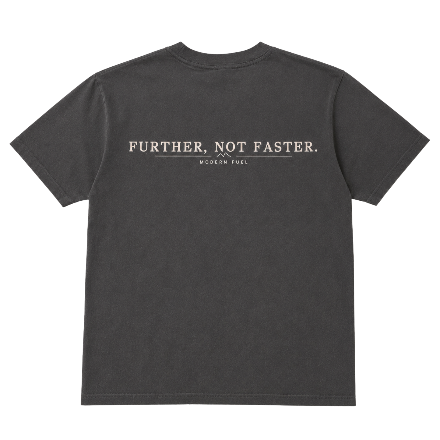 Run Club Tee — Further. Not Faster.