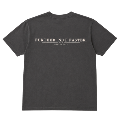 Run Club Tee — Further. Not Faster.